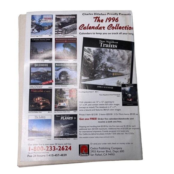 Trains Magazine of Railroading  u January 1996 VOl 56 No 1 Wabash Country Union - Picture 5 of 12